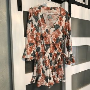 Floral Romper Size Medium
